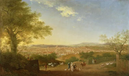 Panoramablick auf Florenz von Bellosguardo aus, 1775